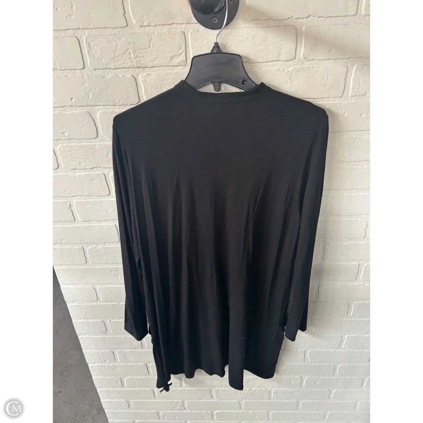 Tunic Long Sleeve By Eileen Fisher In Black, Size: M