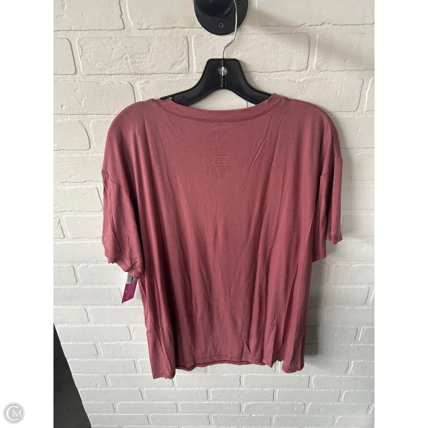 Top Short Sleeve Basic By Life In Pink, Size: M