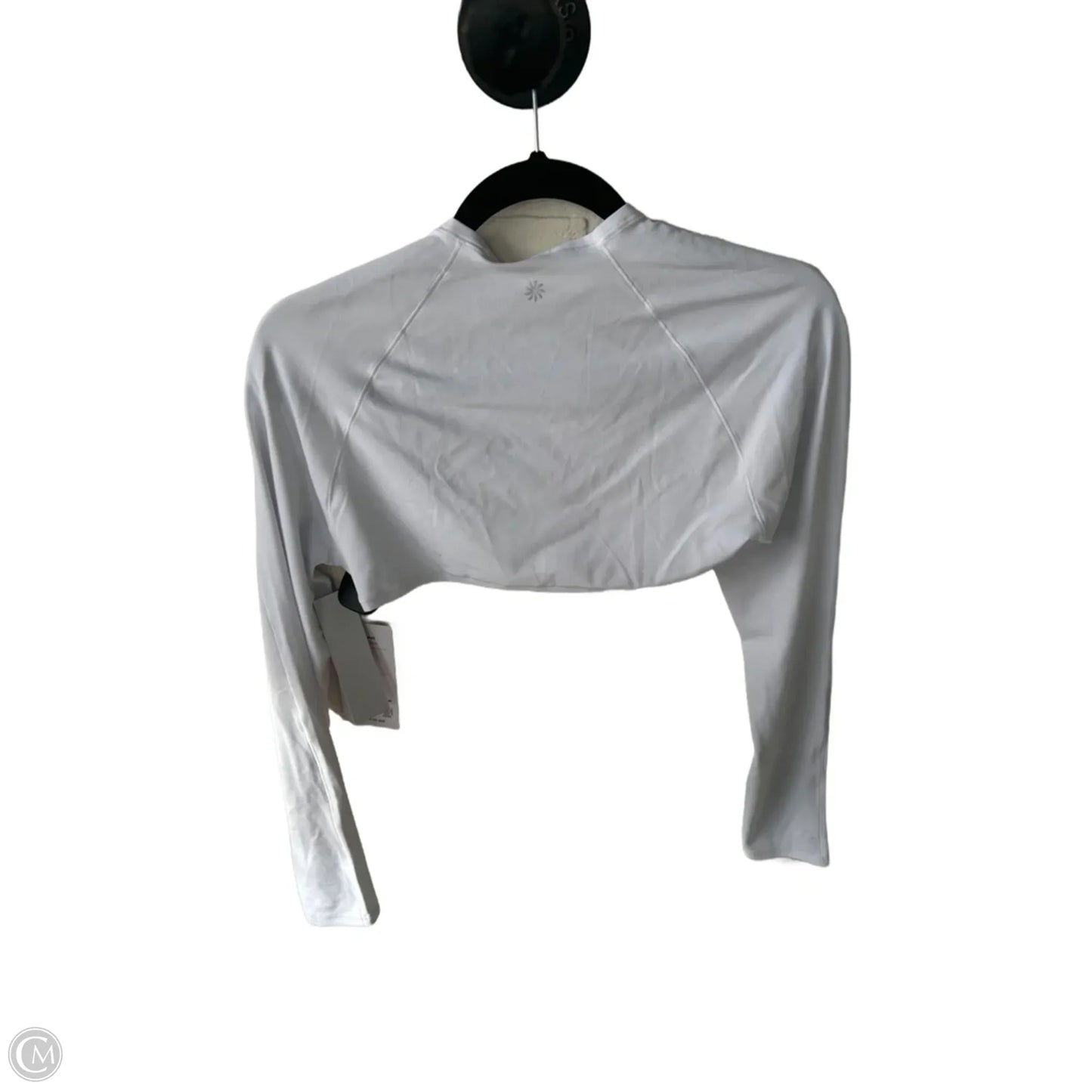 Athletic Jacket By Athleta In White, Size: L