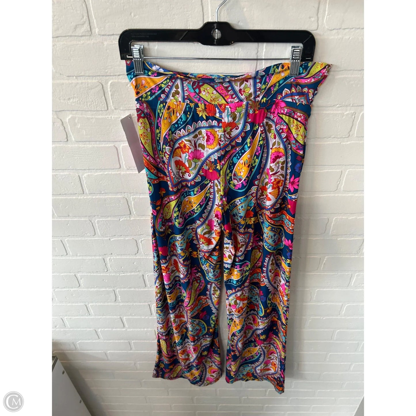 Pants Wide Leg By Trina Turk In Blue & Orange, Size: 8