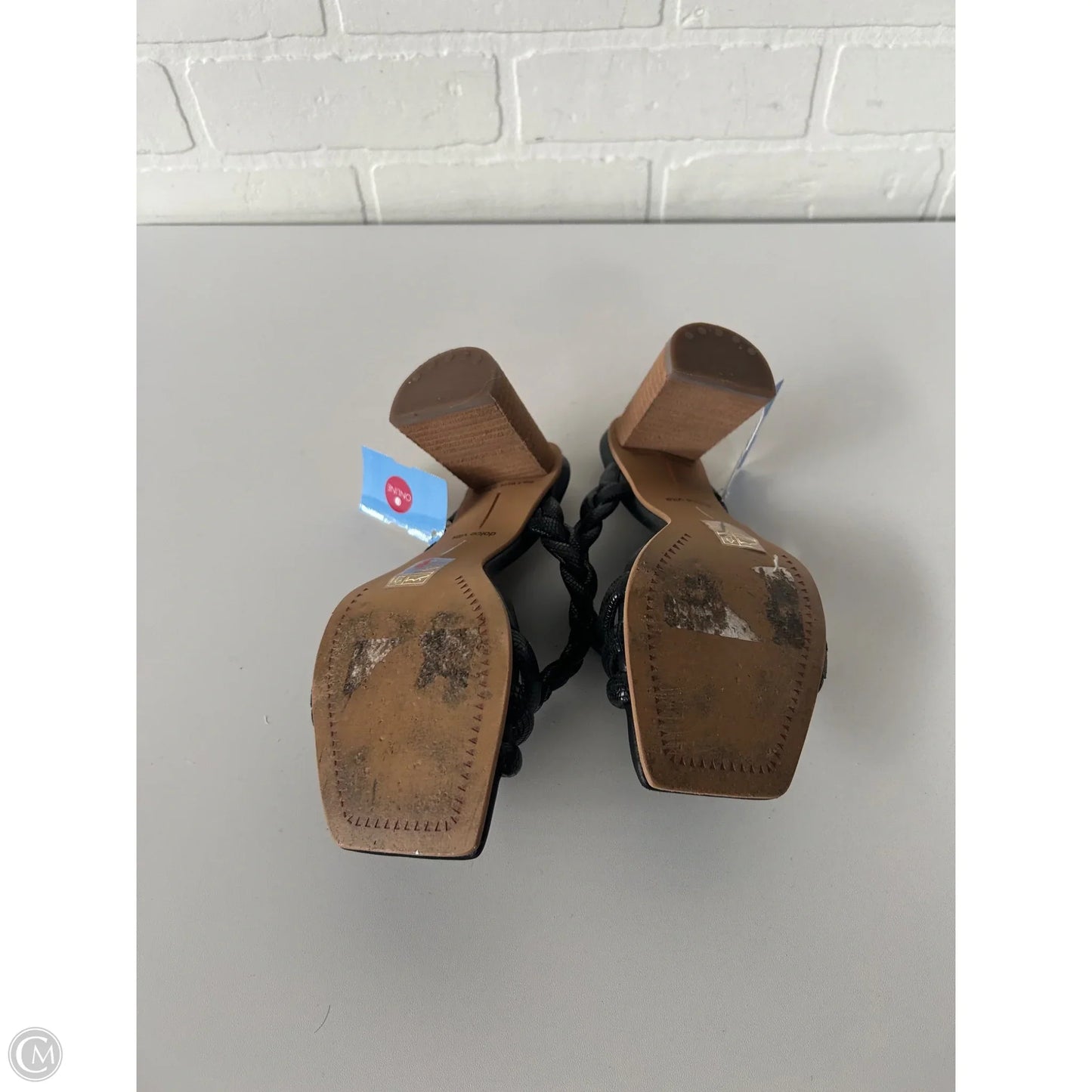 Sandals Heels Block By Dolce Vita In Black, Size: 6