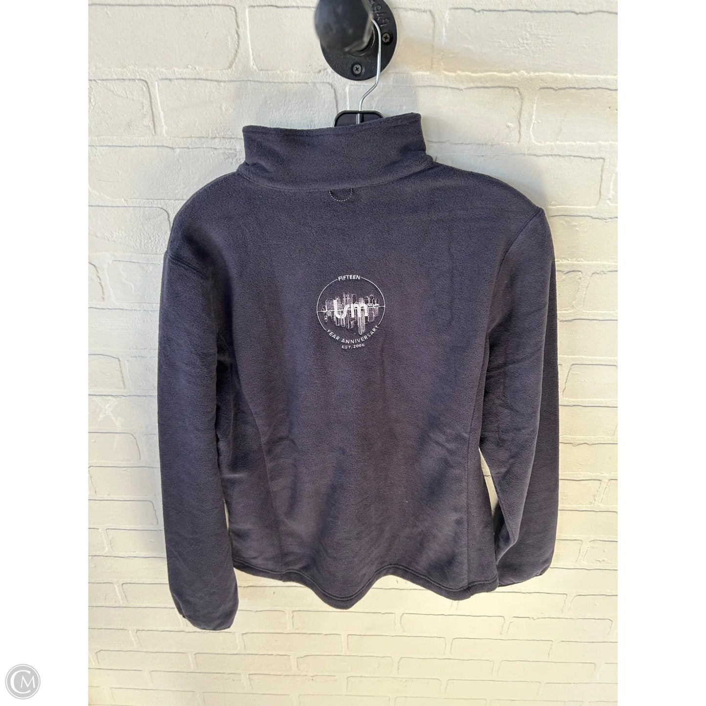 Jacket Fleece By Lands End In Blue, Size: M