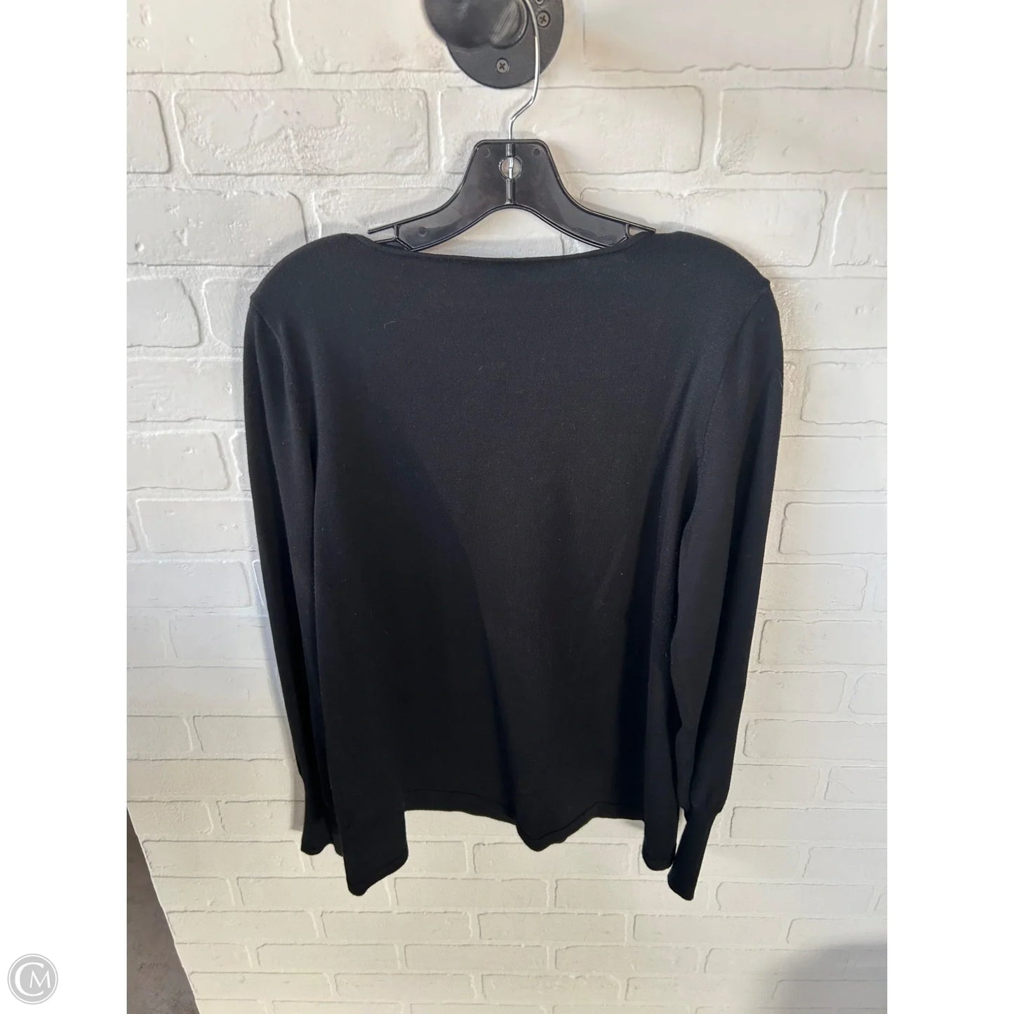 Sweater By Boston Proper In Black, Size: L