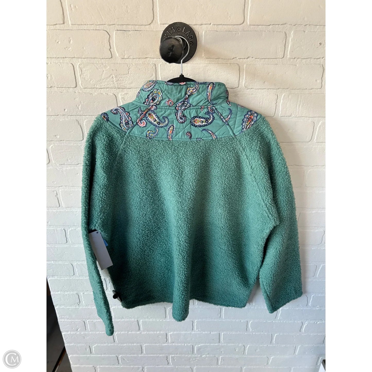 Jacket Fleece By Vera Bradley In Green, Size: L