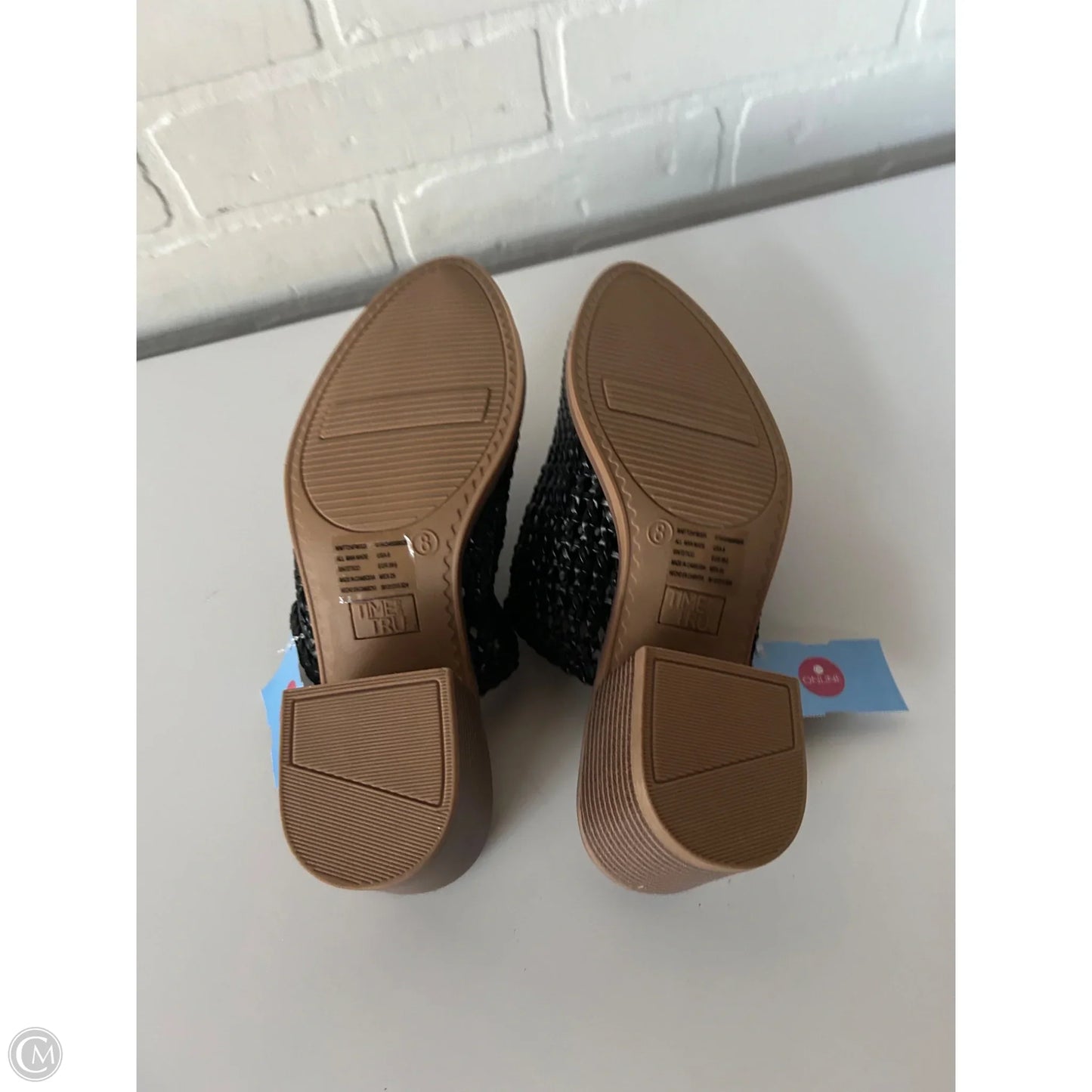 Shoes Heels Block By Time And Tru In Black, Size: 8