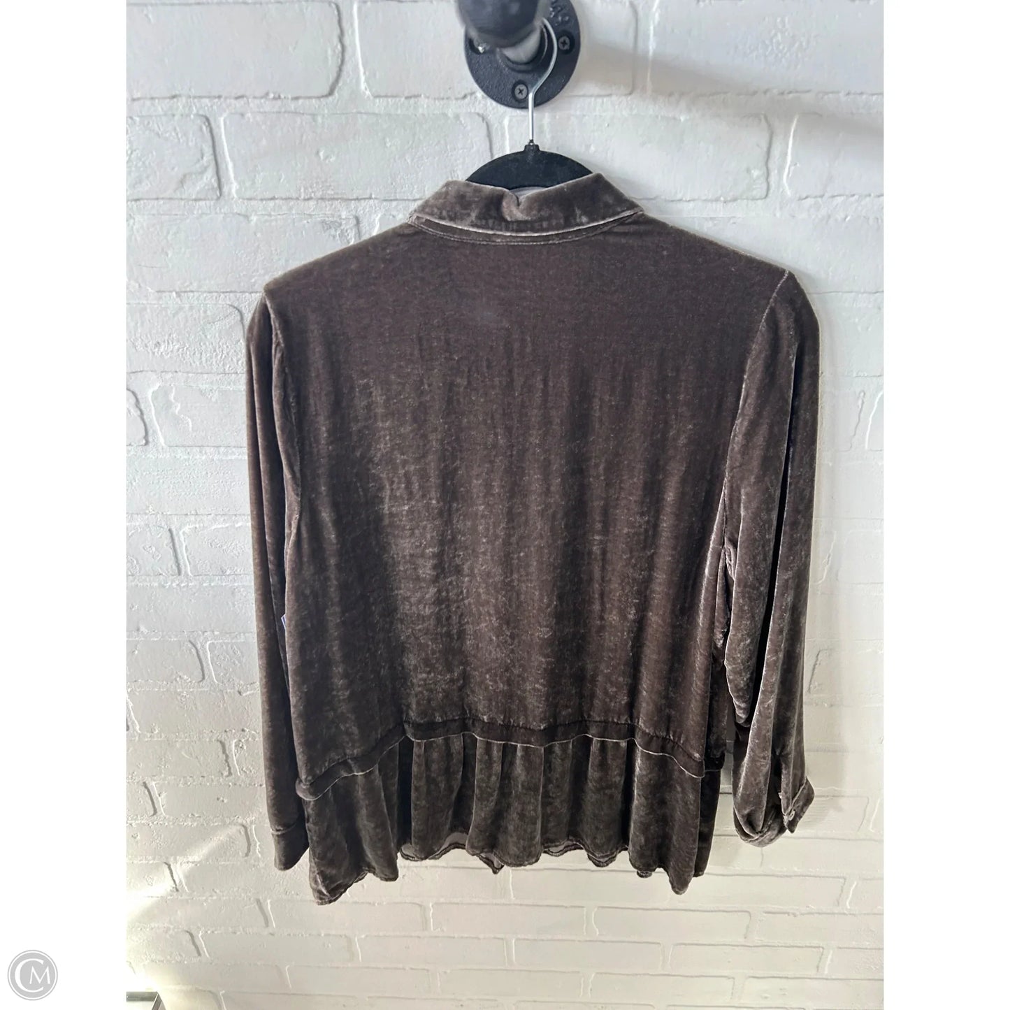 Top Long Sleeve By J. Jill In Brown, Size: Mp