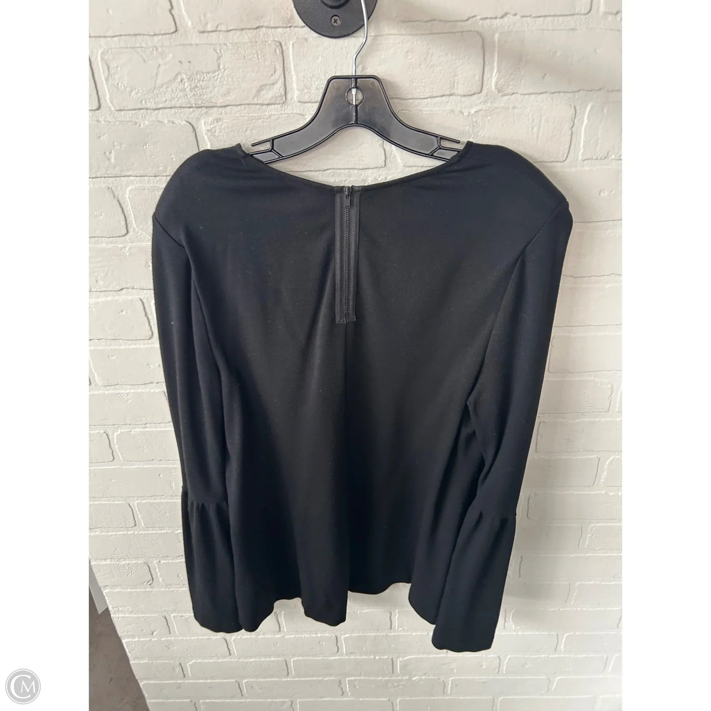 Top Long Sleeve By Cabi In Black, Size: L