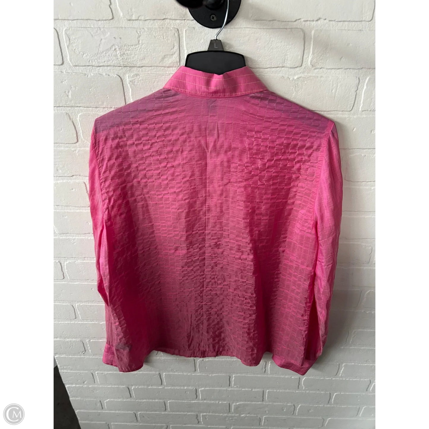 Top Long Sleeve By Ellen Tracy In Pink, Size: Xl