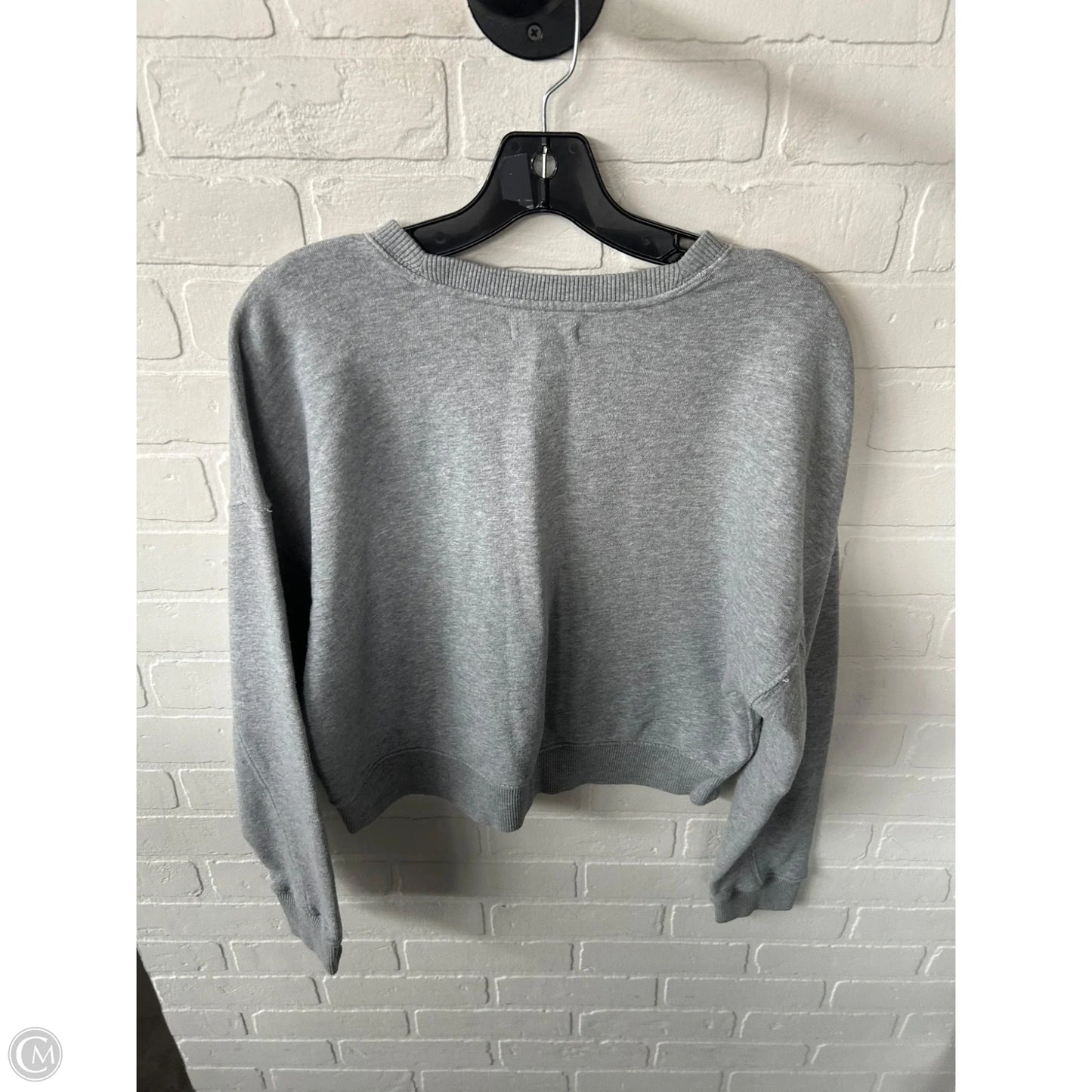 Sweatshirt Crewneck By Madewell In Grey, Size: M