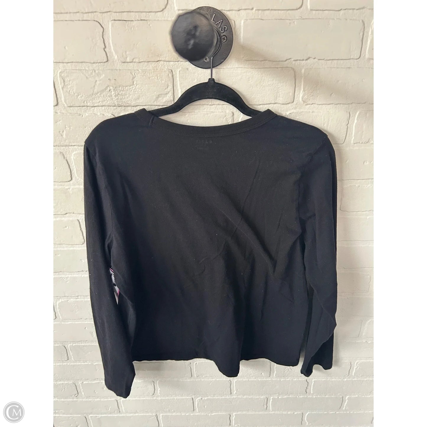 Top Long Sleeve Basic By Old Navy In Black, Size: L