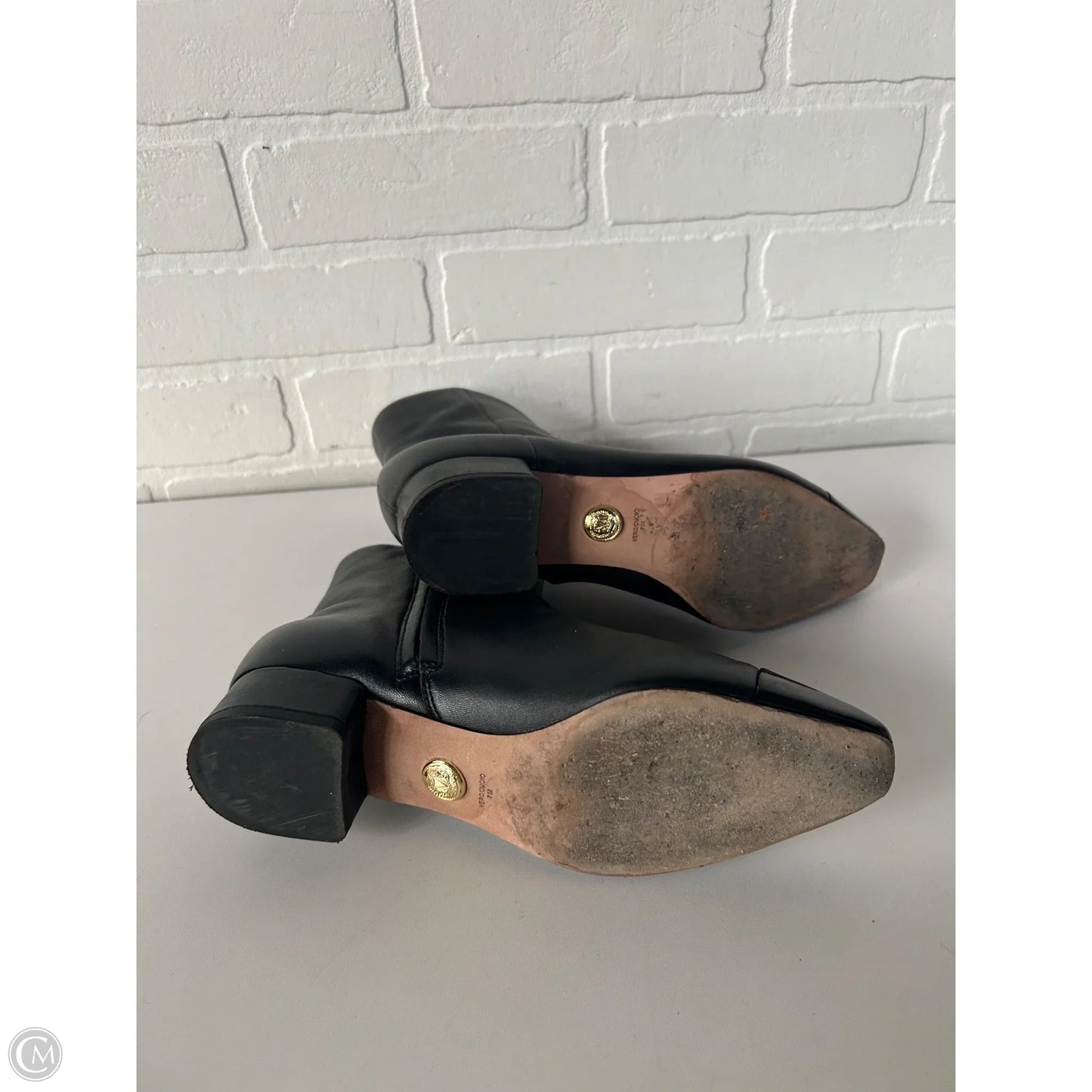 Boots Ankle Flats By Veronica Beard In Black, Size: 7