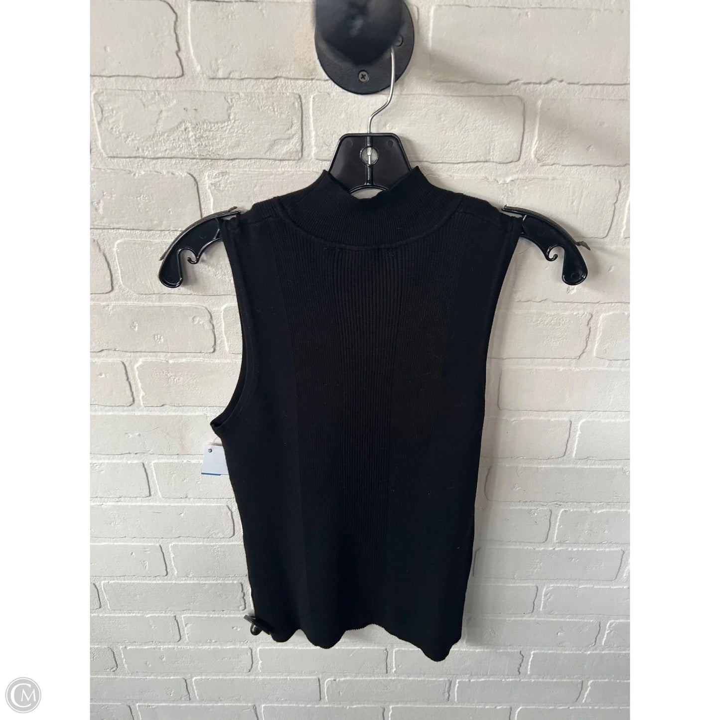 Vest Sweater By Tahari In Black, Size: M