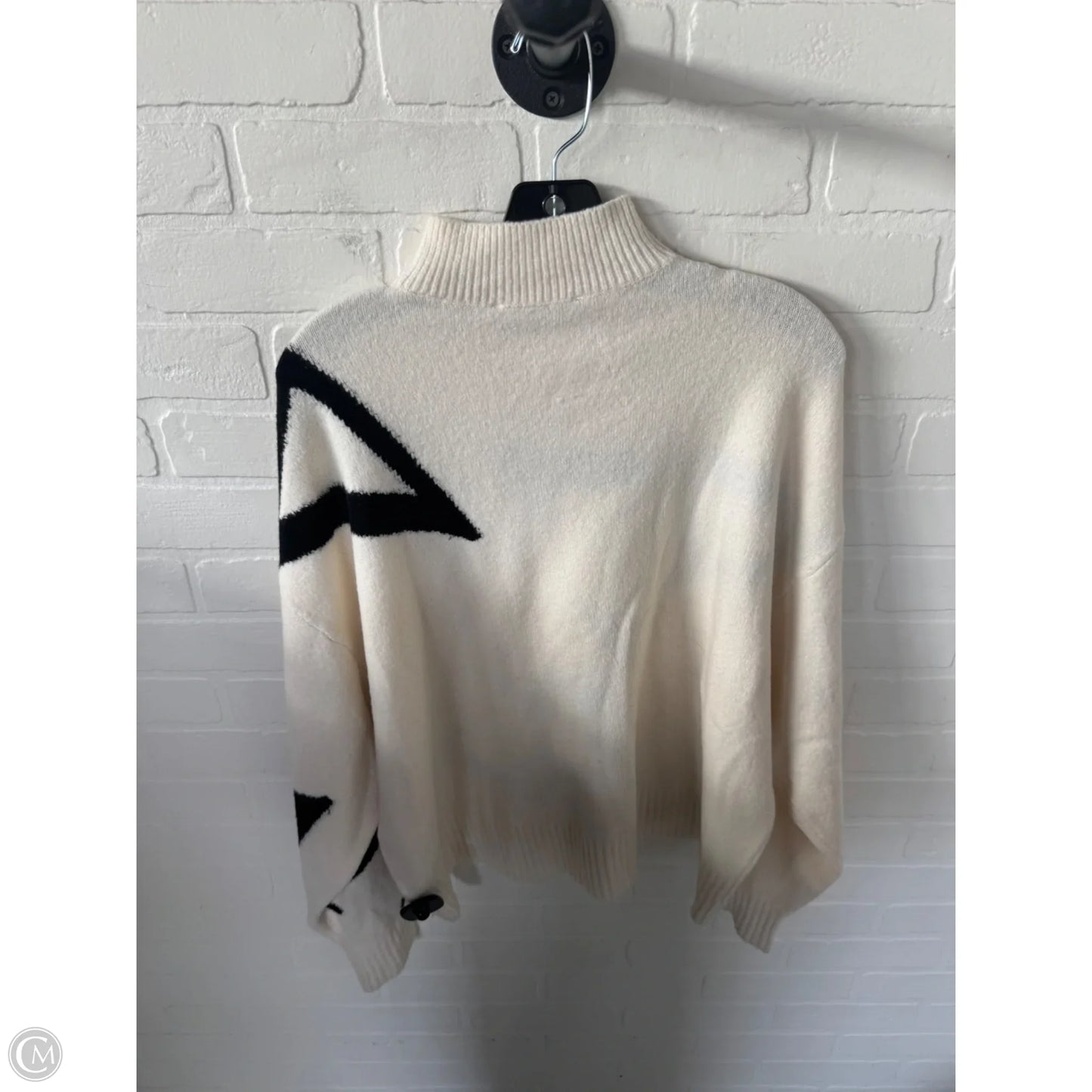 Sweater Designer By All Saints In Black & Cream, Size: S