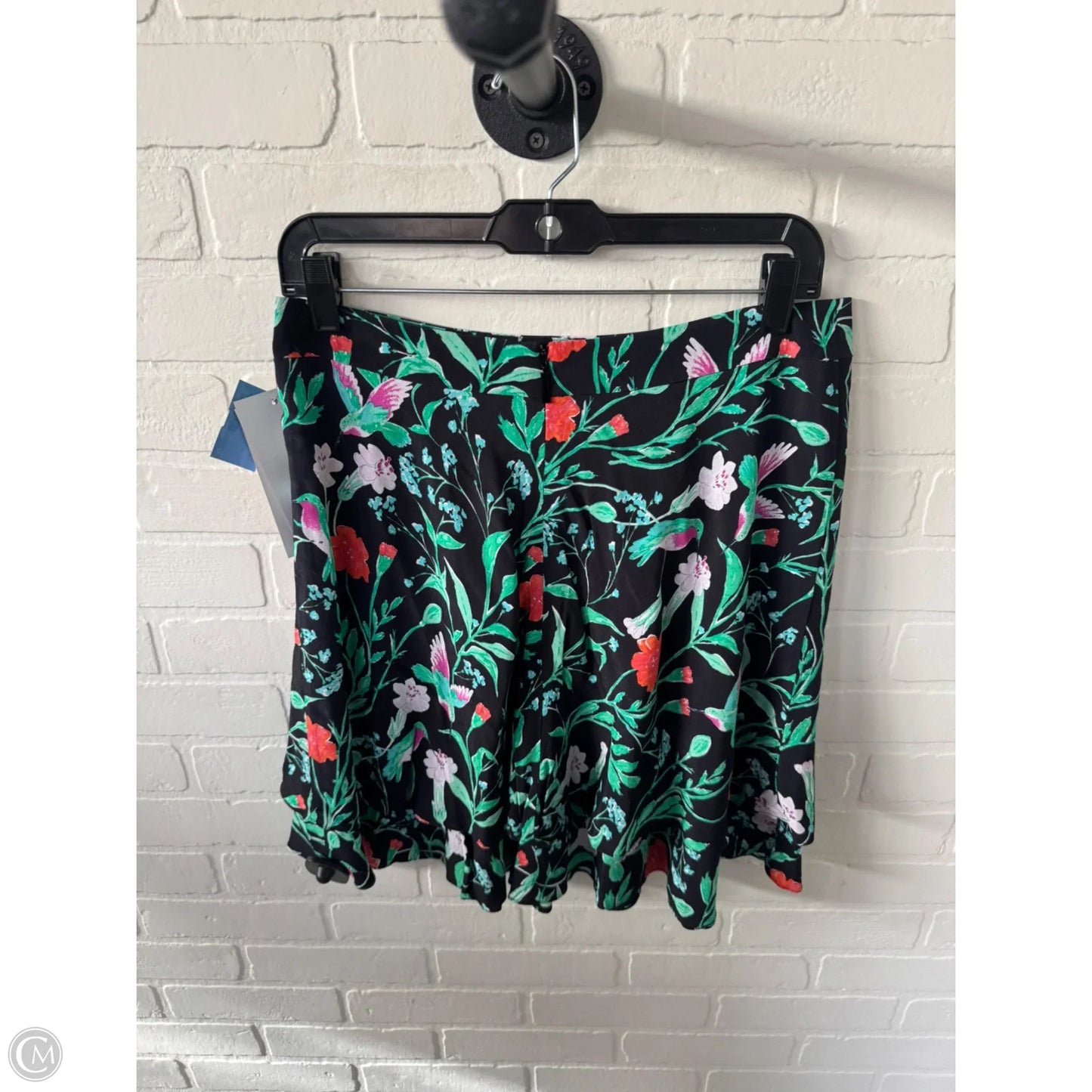 Skirt Designer By Kate Spade In Black & Green, Size: 10