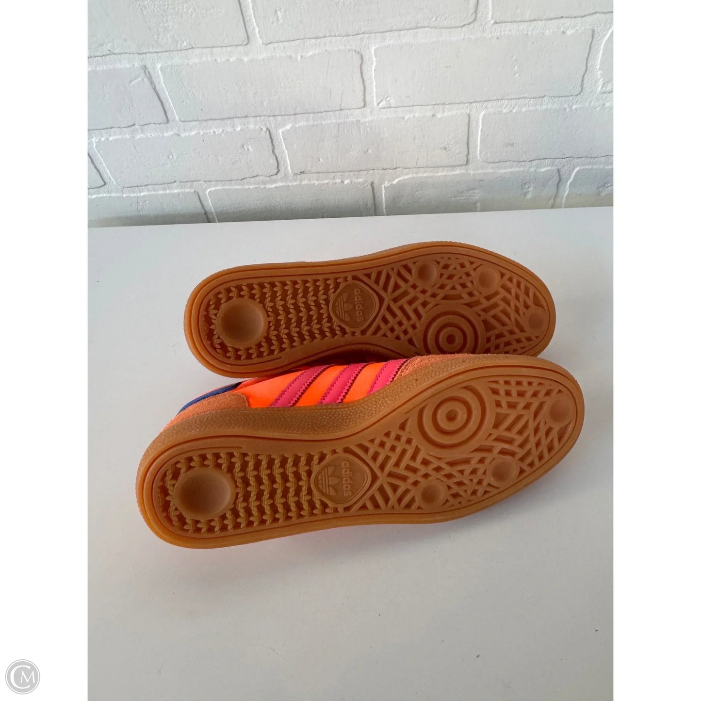 Shoes Sneakers By Adidas In Orange, Size: 7