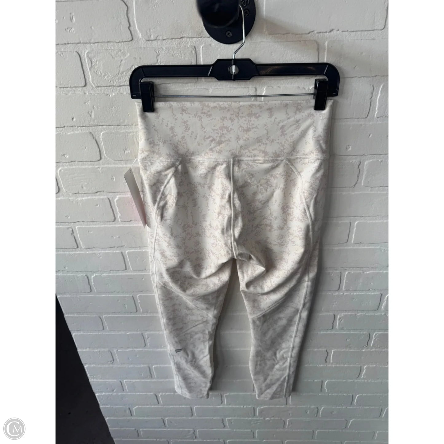 Athletic Leggings By Fabletics In Cream, Size: 8