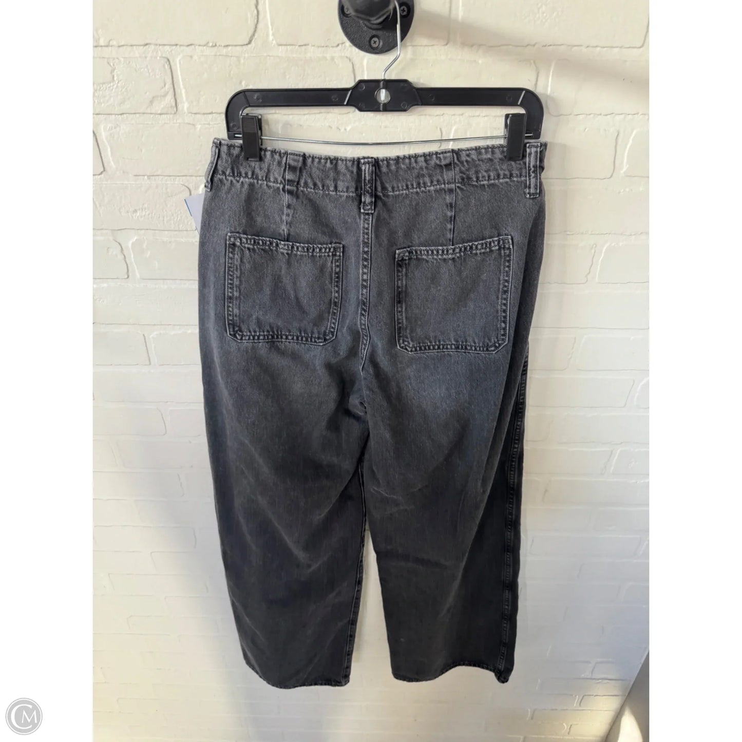 Jeans Wide Leg By Old Navy In Grey Denim, Size: 8