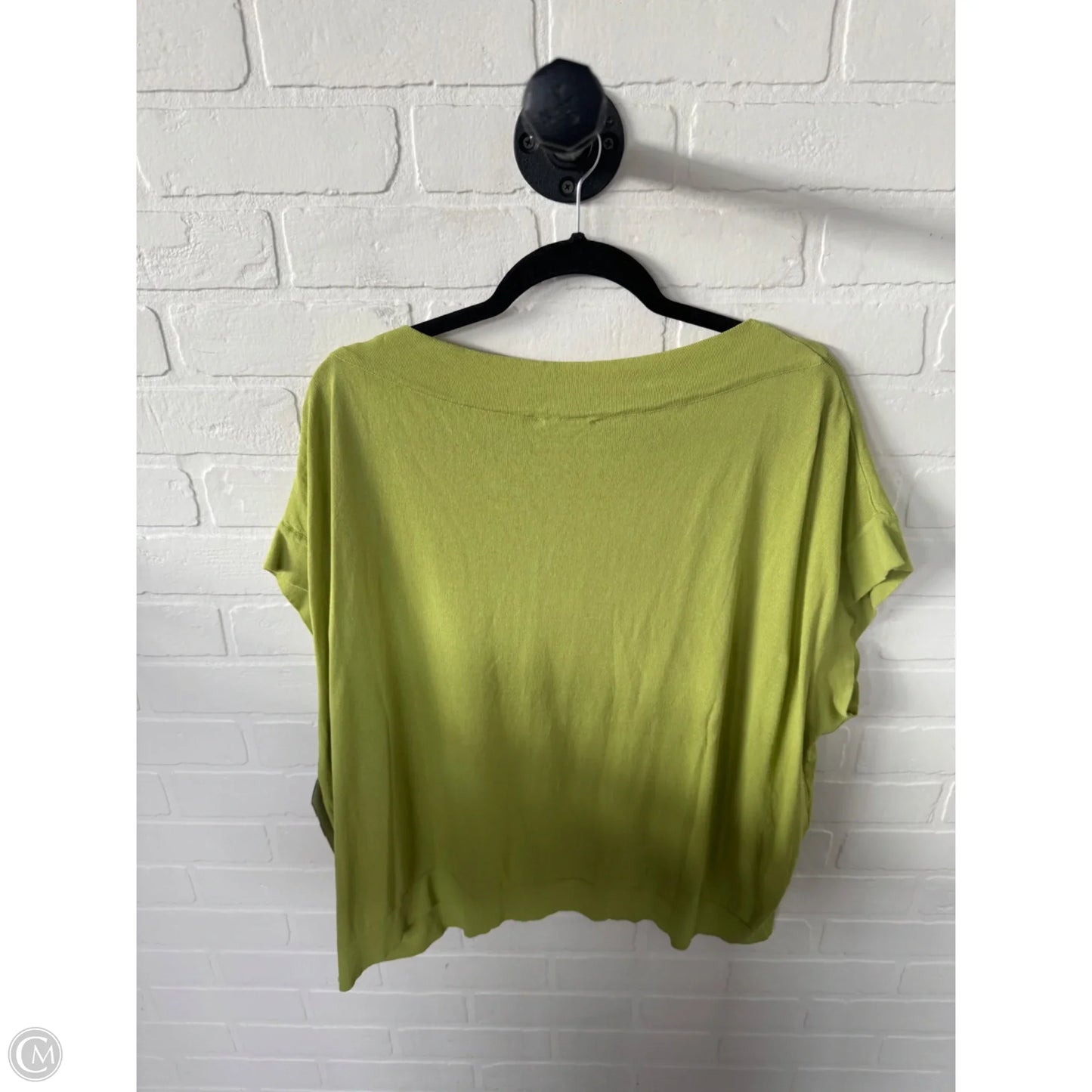 Sweater Short Sleeve By Entro In Green, Size: L