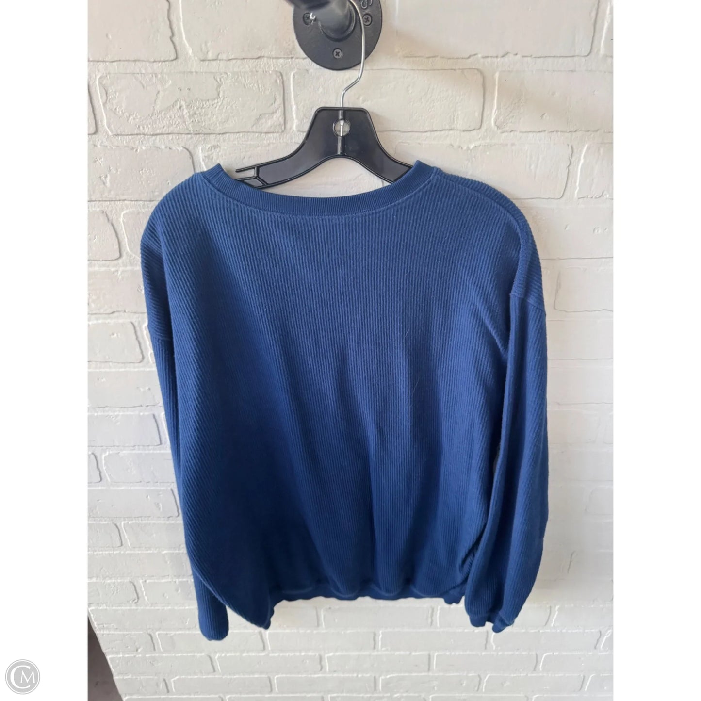 Sweatshirt Crewneck By Clothes Mentor In Blue, Size: S