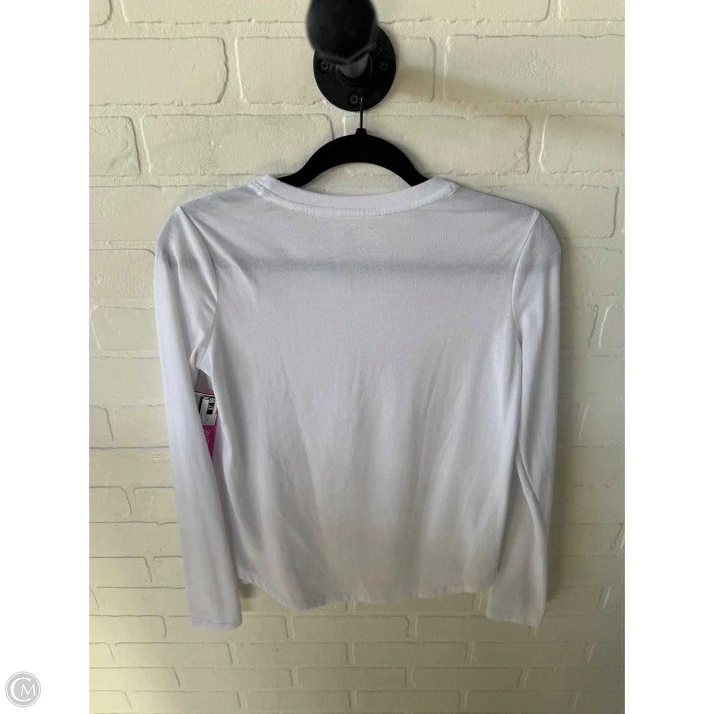 Top Long Sleeve Basic By So In White, Size: Xs