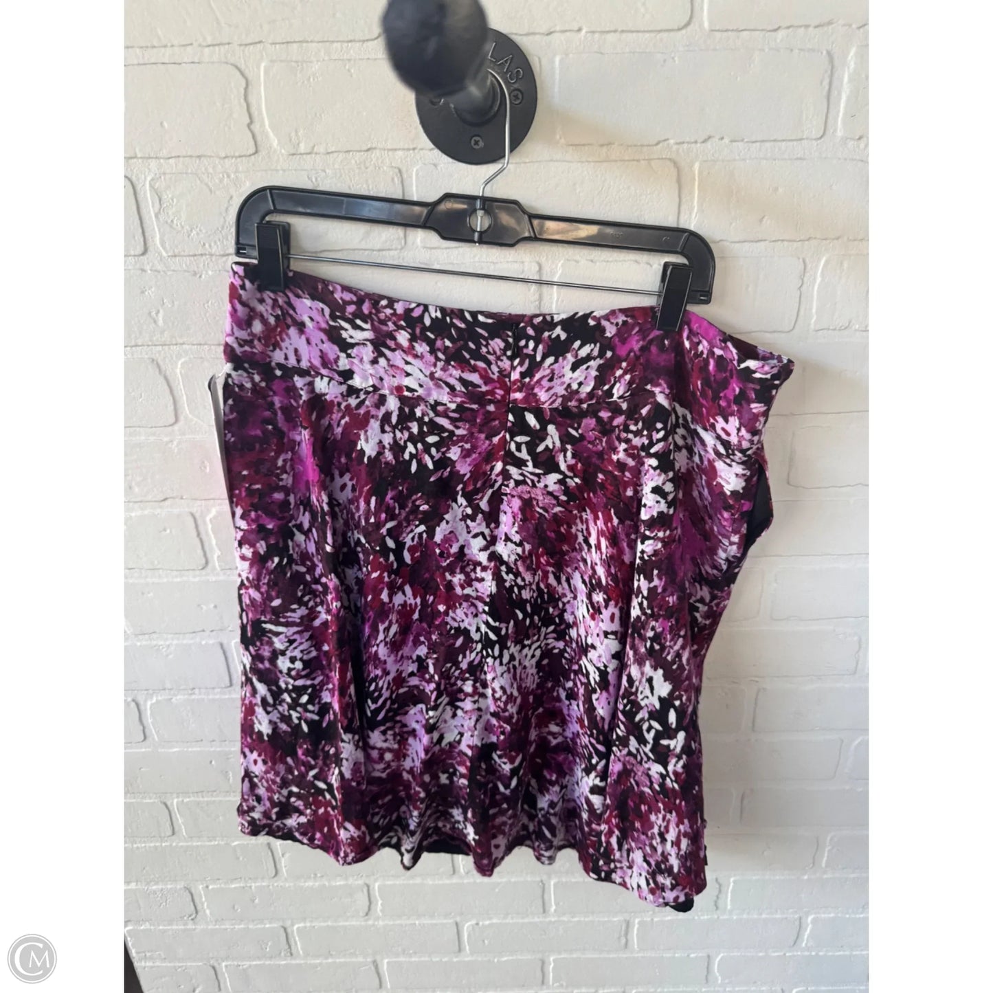 Skirt Mini & Short By White House Black Market In Pink & Purple, Size: 14