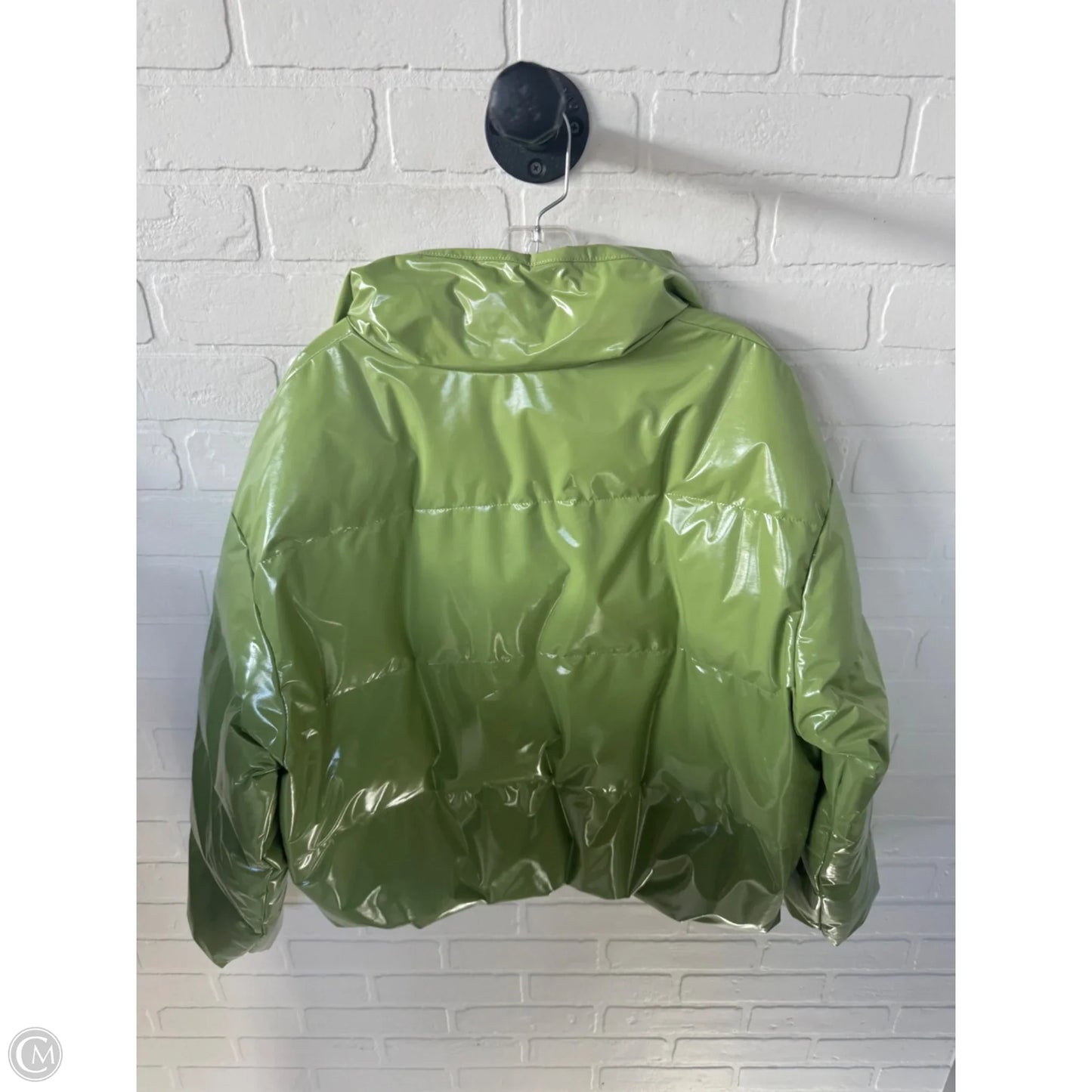 Jacket Puffer & Quilted By Shein In Green, Size: S