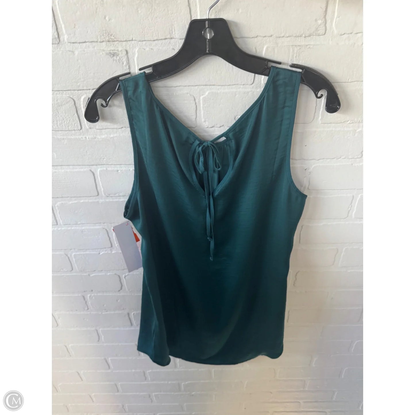 Top Sleeveless By Cabi In Teal, Size: M
