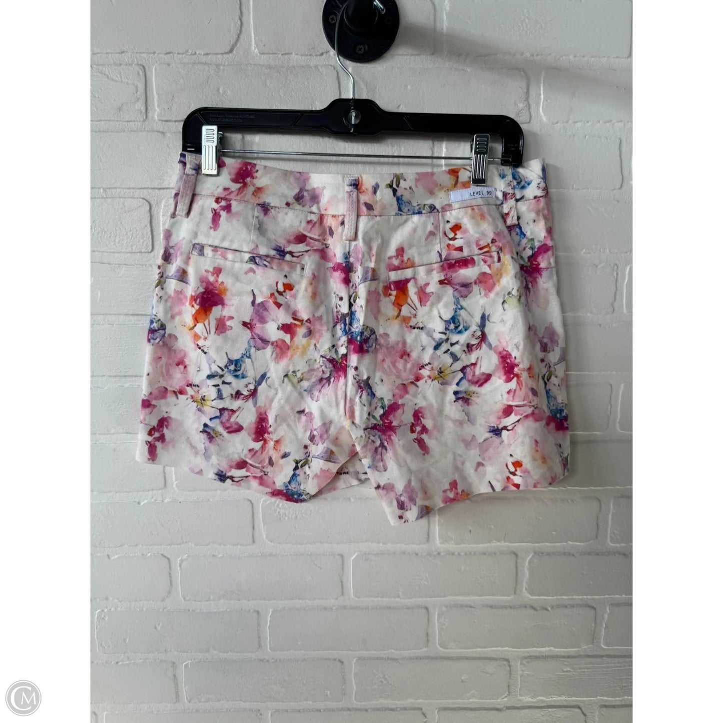 Shorts By Level 99 In Pink & White, Size: 4
