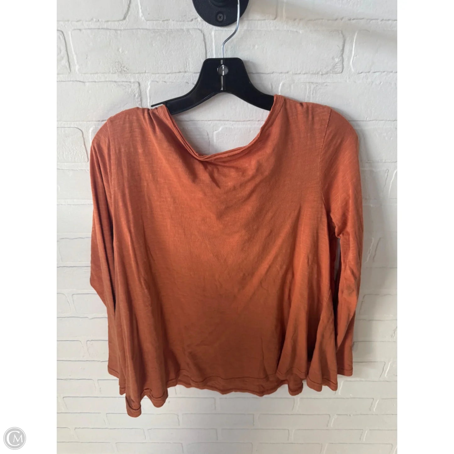 Top Long Sleeve By Sundance In Orange & Red, Size: L