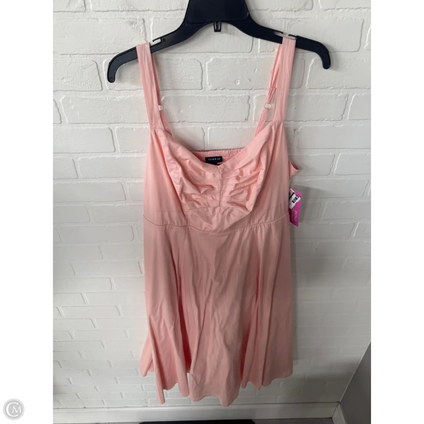 Dress Casual Midi By Torrid In Peach, Size: 1x