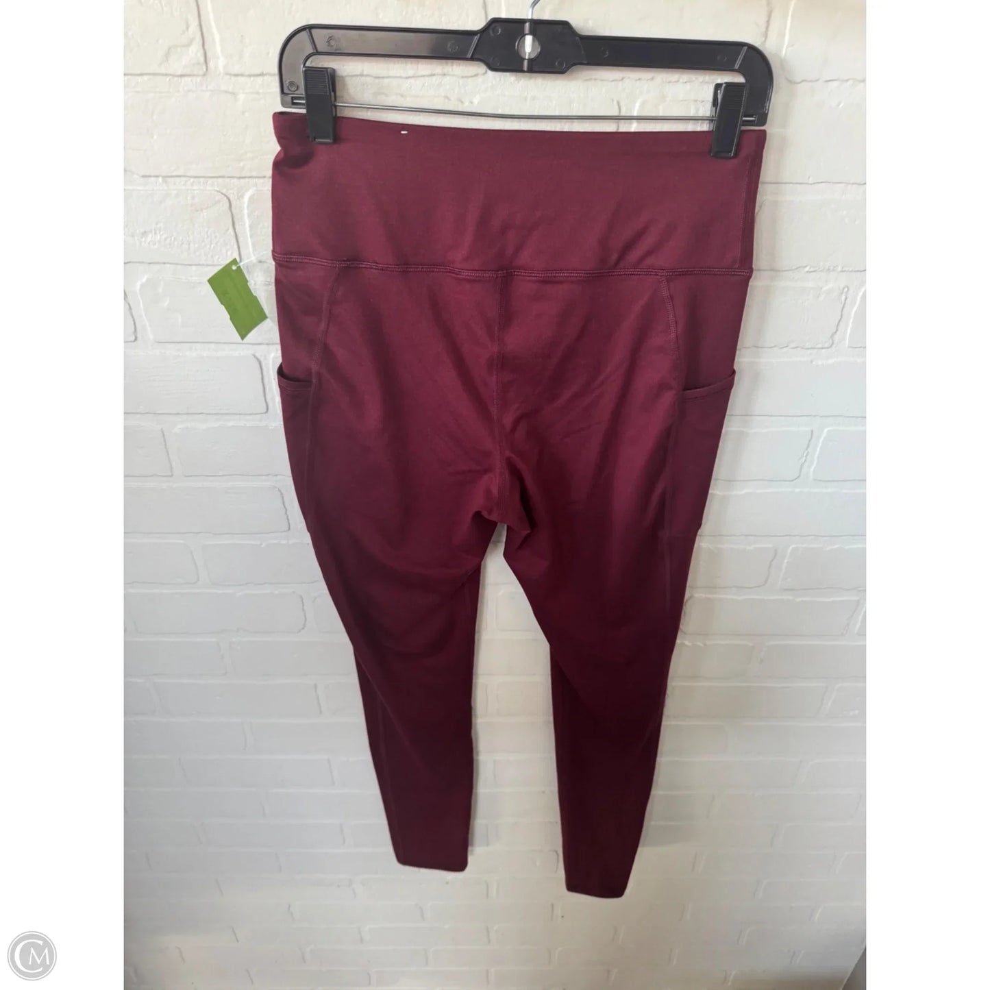 Athletic Leggings By Maurices In Red, Size: M