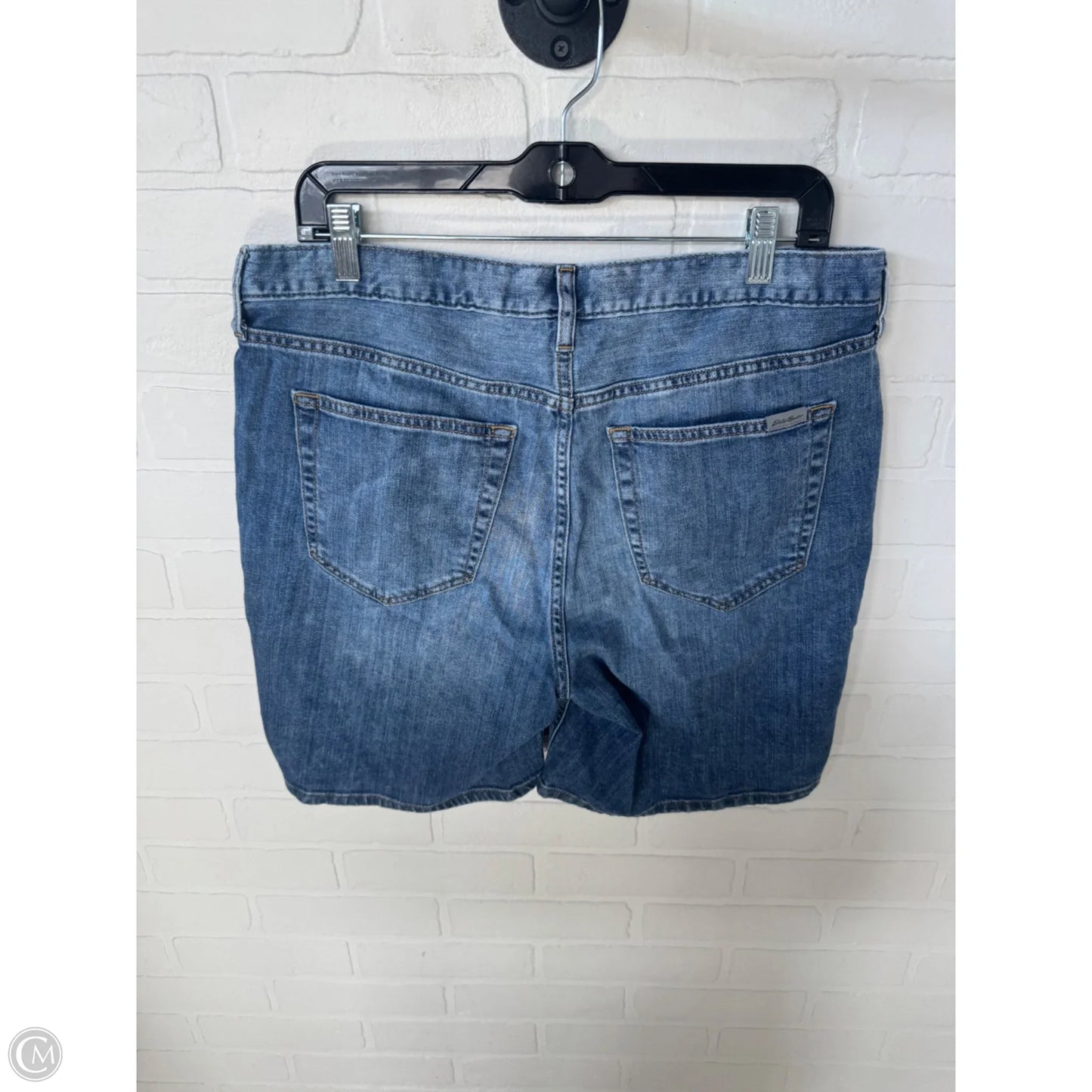 Shorts By Eddie Bauer In Blue Denim, Size: 12