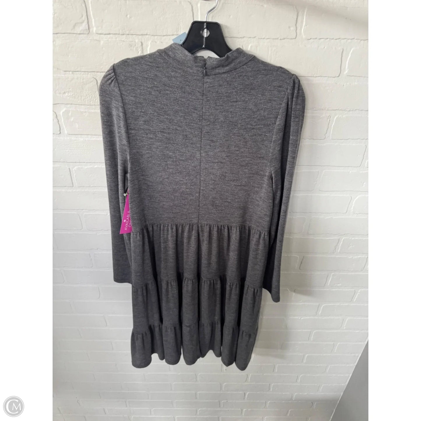 Dress Casual Short By Ann Taylor In Grey, Size: Sp