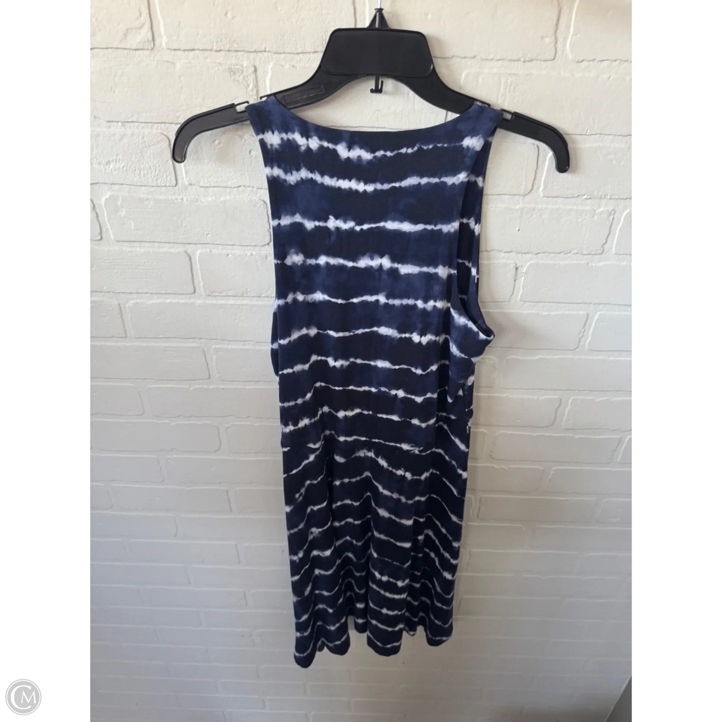 Athletic Dress By Athleta In Blue & White, Size: M