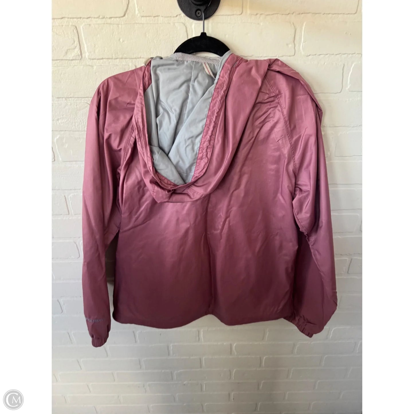 Jacket Windbreaker By Woolrich In Pink, Size: M