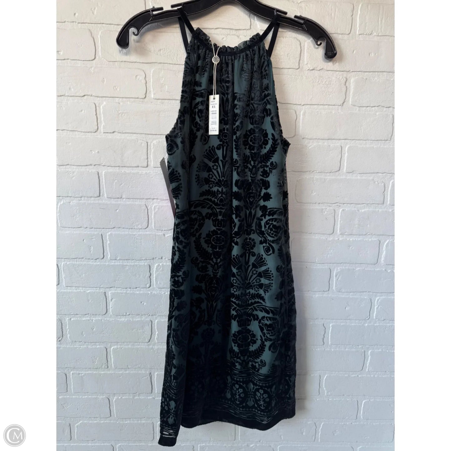 Dress Party Short By Max Studio In Black & Green, Size: Xs