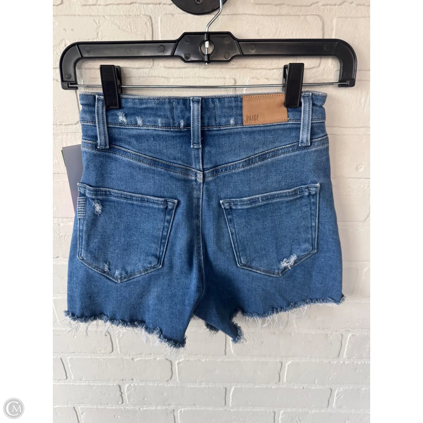 Shorts By Paige In Blue Denim, Size: 0