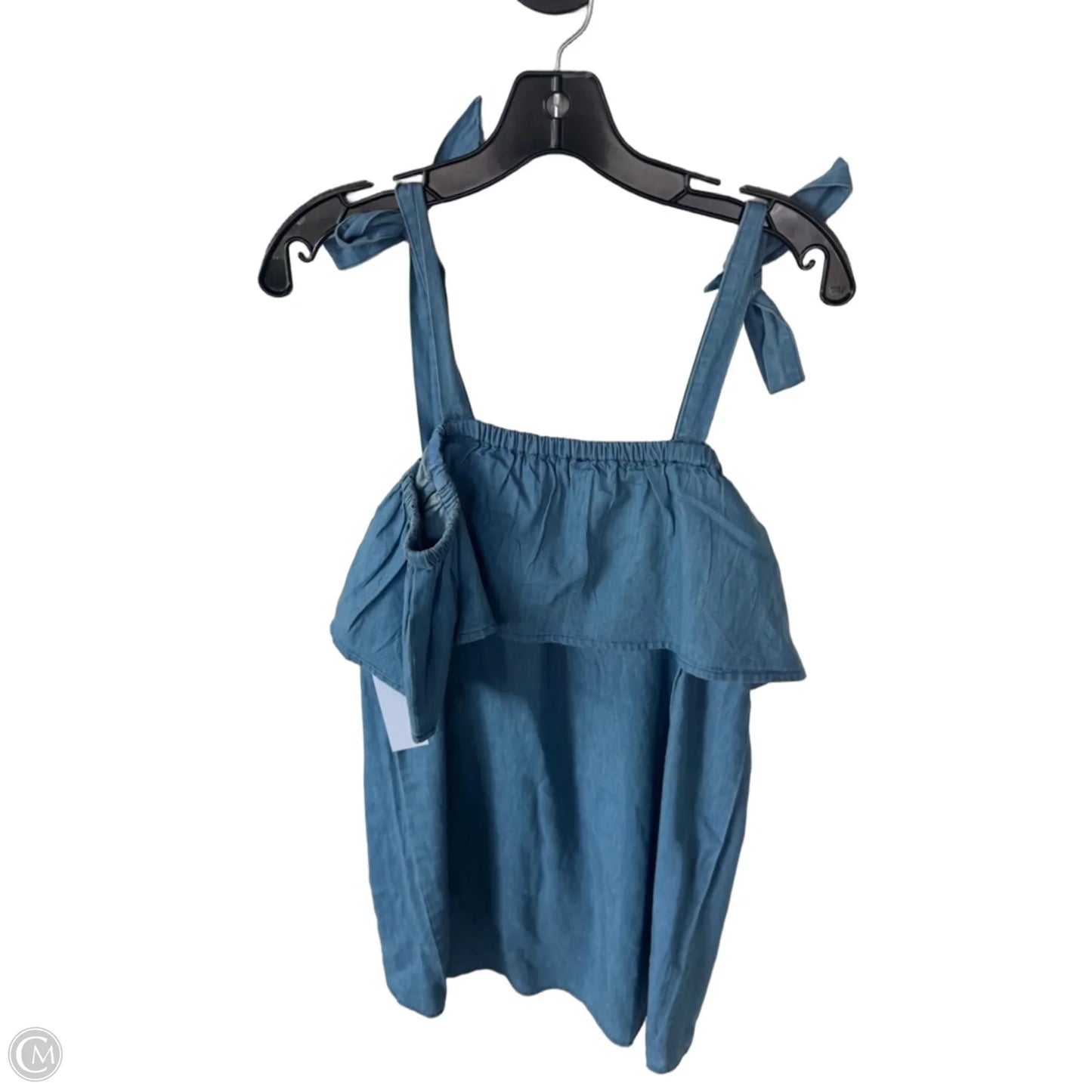 Dress Casual Short By Roper In Blue Denim, Size: L