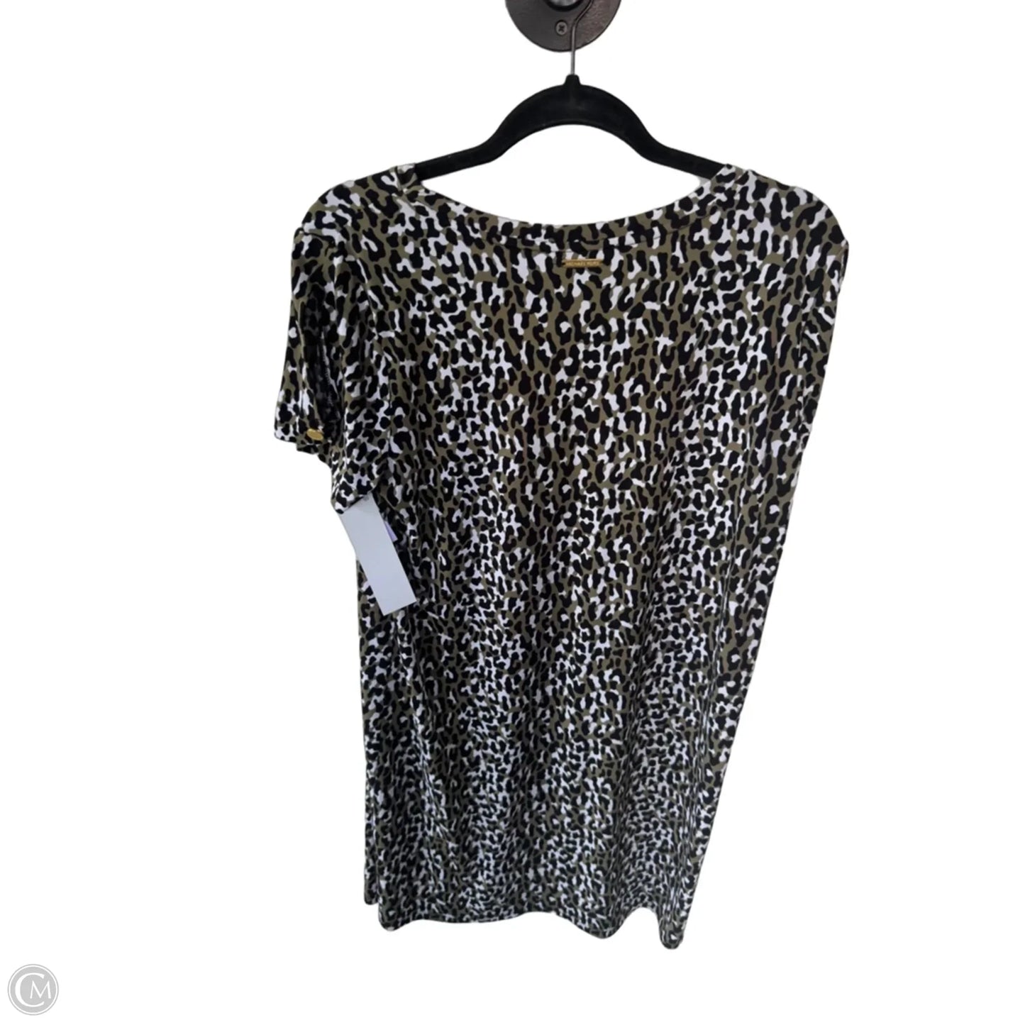 Dress Casual Short By Michael By Michael Kors In Black & Green, Size: M