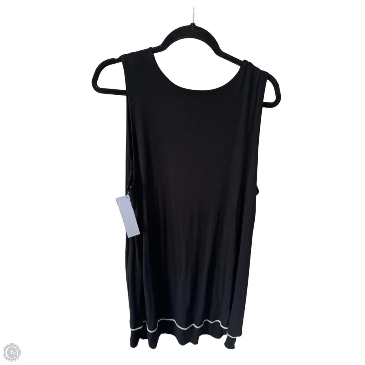 Dress Casual Midi By J. Jill In Black & White, Size: Xl
