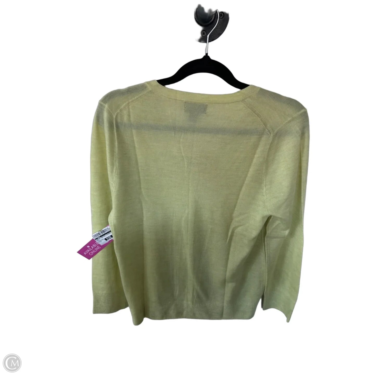 Sweater Cardigan Cashmere By J. Crew In Green, Size: M
