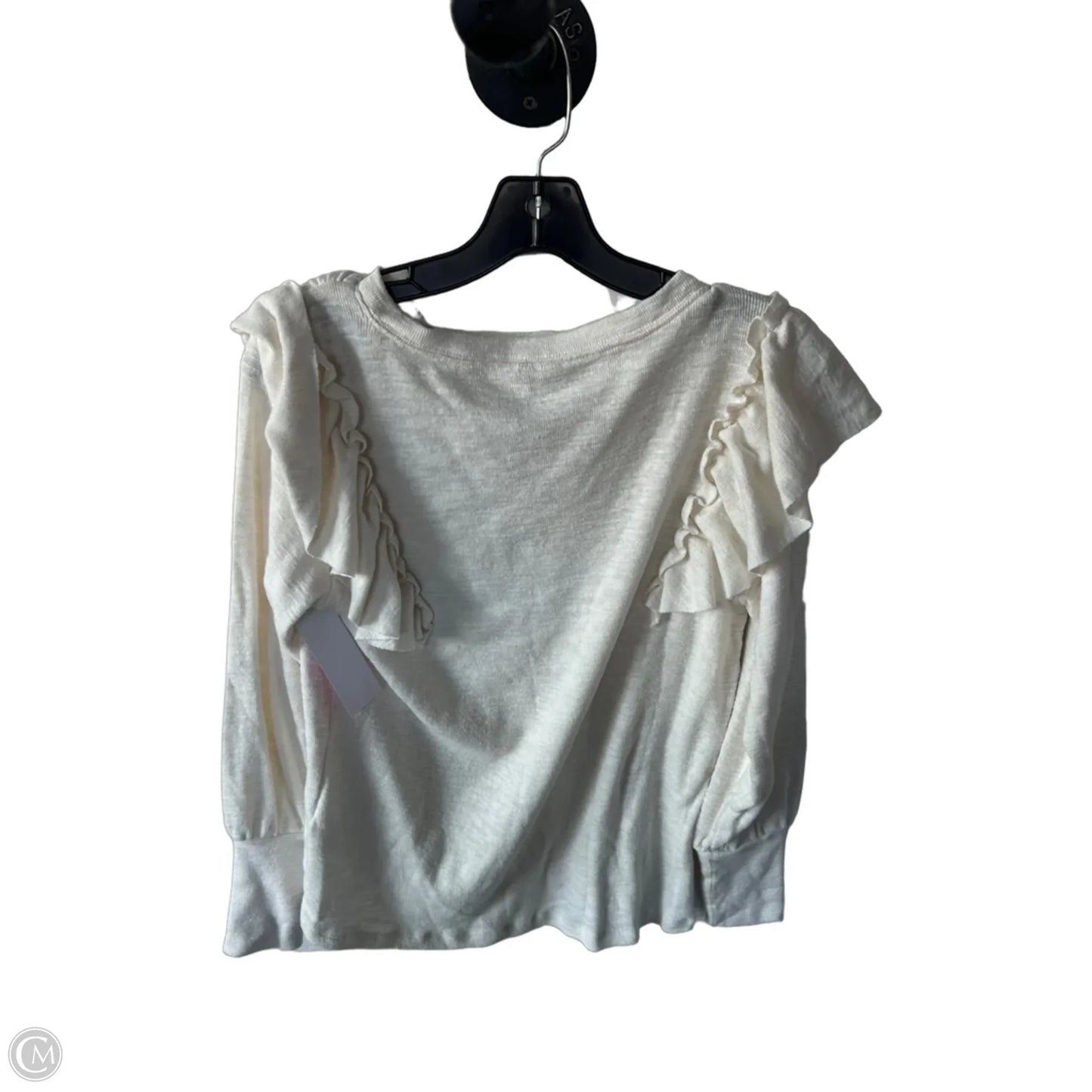 Top Long Sleeve By Pilcro In Cream, Size: S