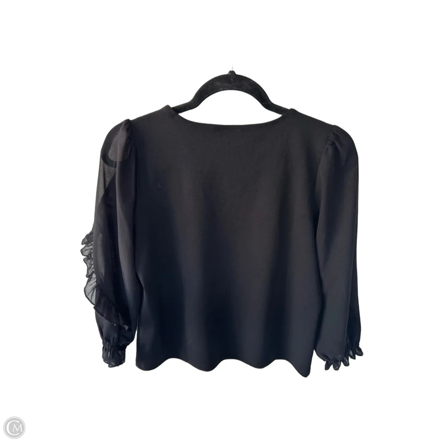 Top Long Sleeve By Ann Taylor In Black, Size: Sp