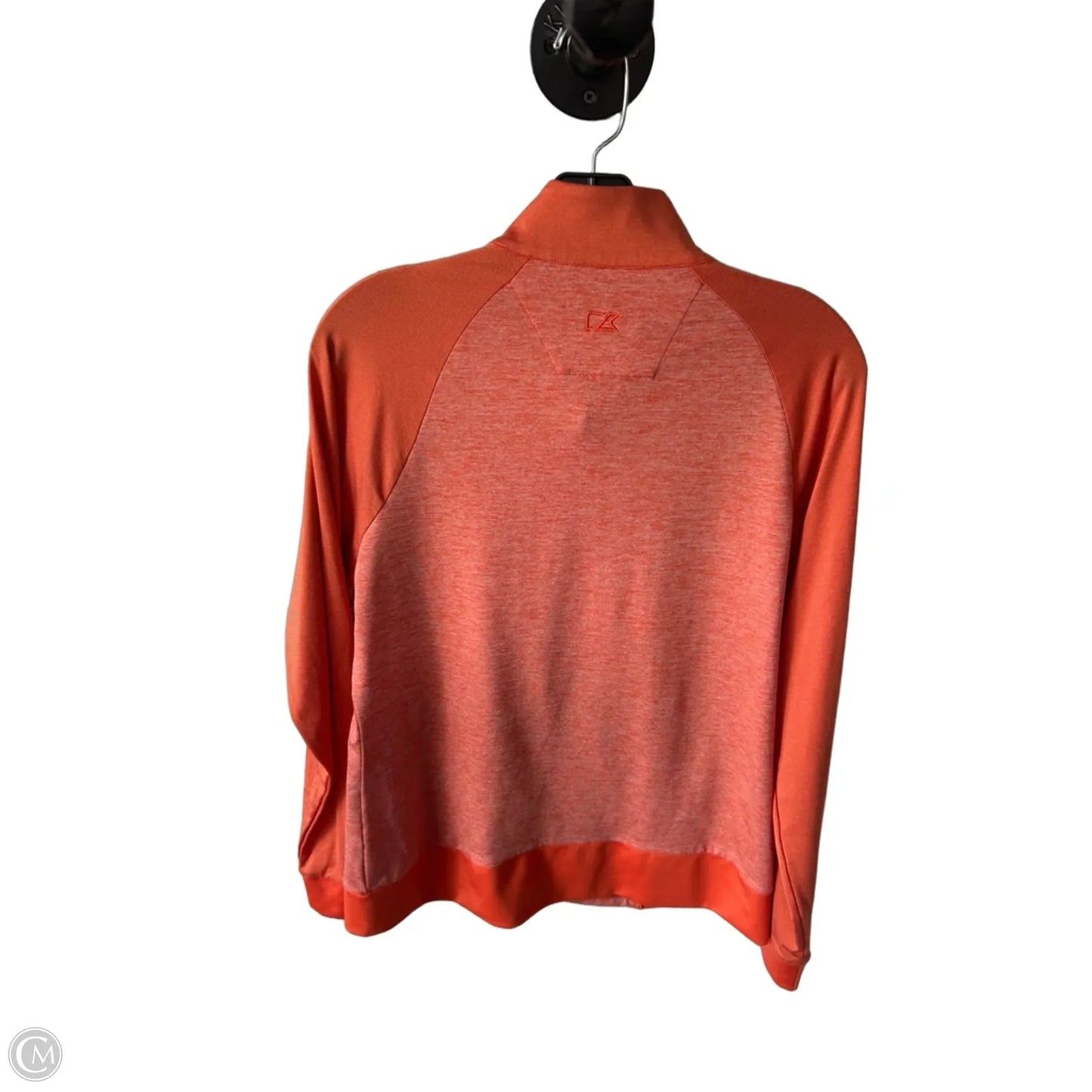 Athletic Jacket By Cutter And Buck In Orange, Size: L
