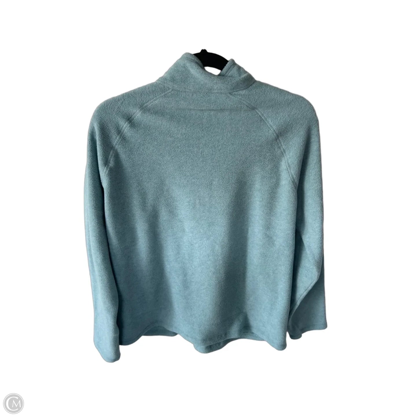 Jacket Fleece By Eddie Bauer In Blue, Size: L