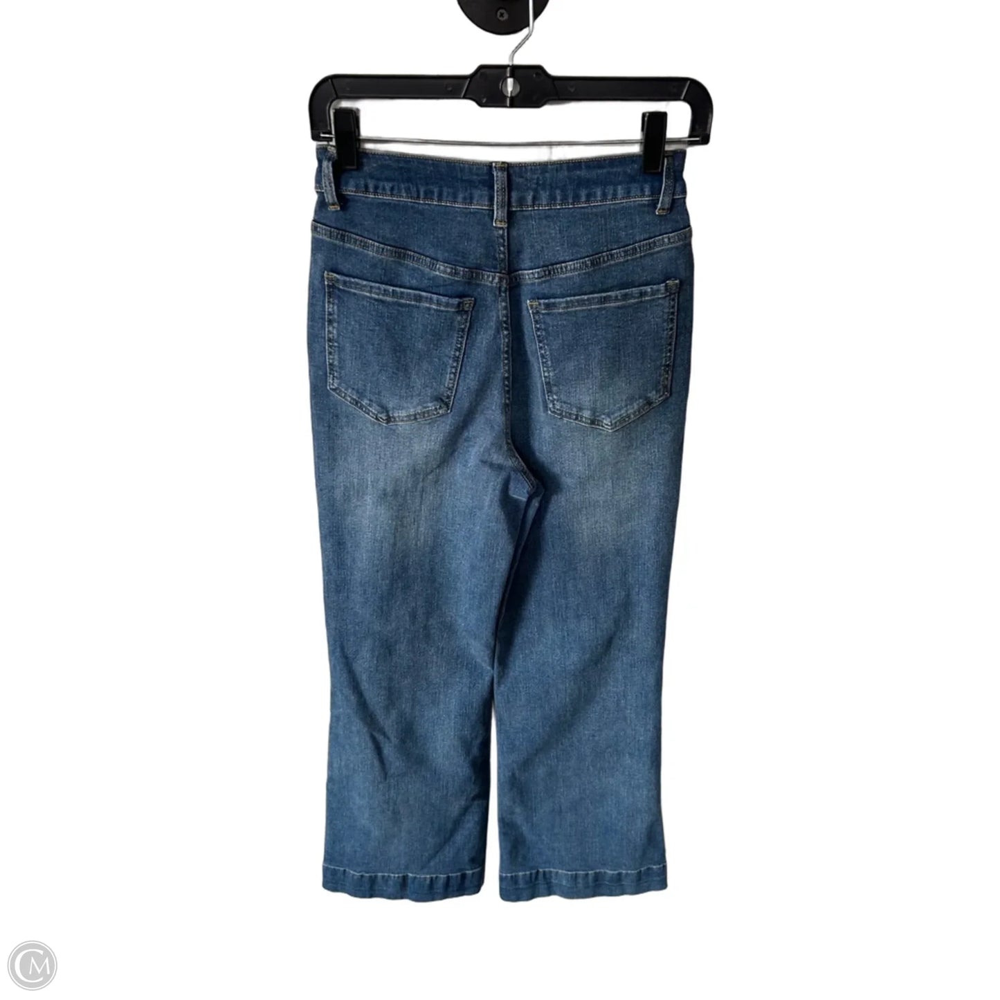 Jeans Flared By Commense In Blue Denim, Size: 4
