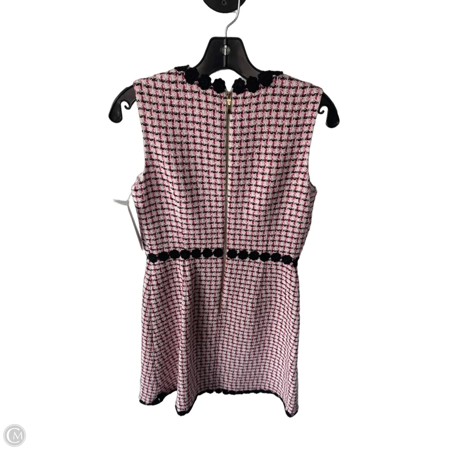 Dress Designer By Kate Spade In Pink & White, Size: S