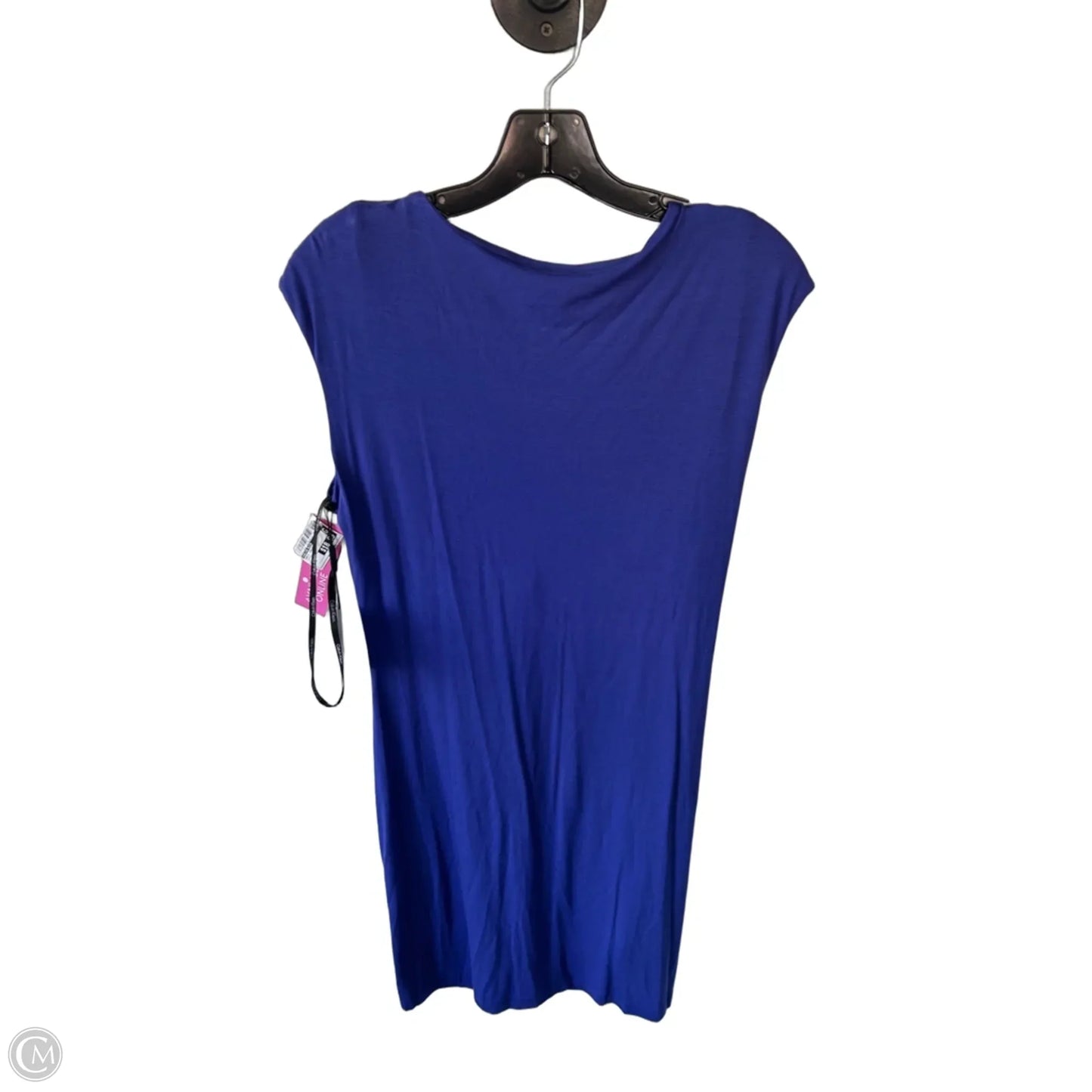 Dress Casual Midi By Calvin Klein In Purple, Size: L