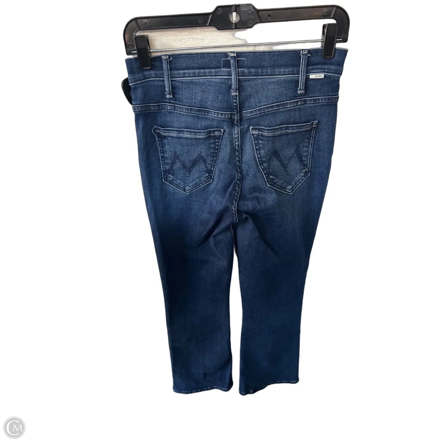 Jeans Straight By Mother In Blue Denim, Size: 2p