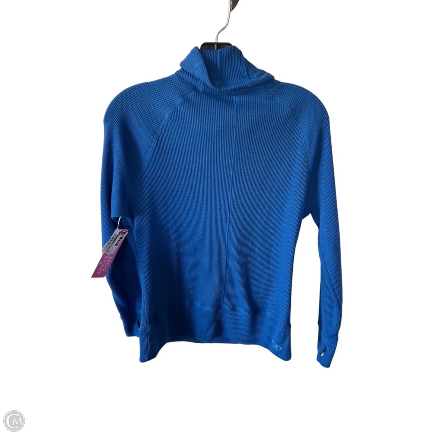 Athletic Sweatshirt Collar By Under Armour In Blue, Size: L